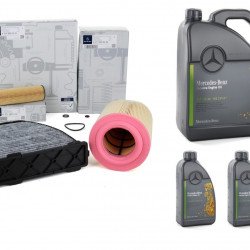Mercedes W204 Kasa C180 Kompressor Periyodik Filtre Bakım Seti Motor Yağı Orjinal