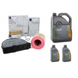 Mercedes W204 Kasa C180 Kompressor Periyodik Filtre Bakım Seti Motor Yağı Orjinal