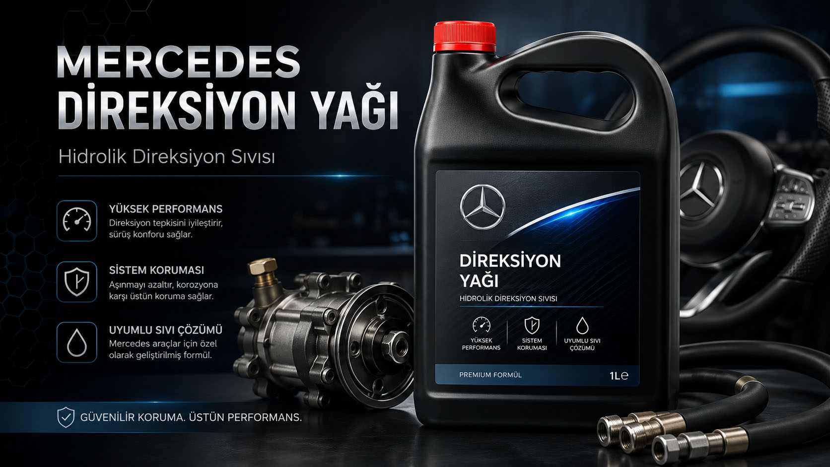 Mercedes hidrolik direksiyon yağı çeşitleri